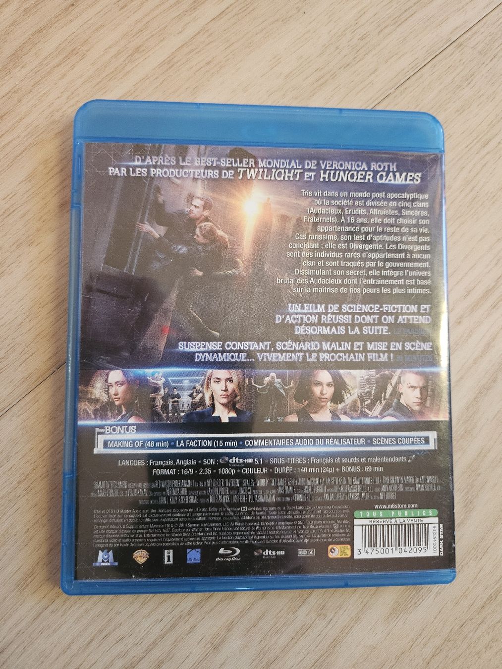 Tutti i DVDs: Divergente - Blu-ray - – Usato da La Joux FR venduto da car_ck96 2