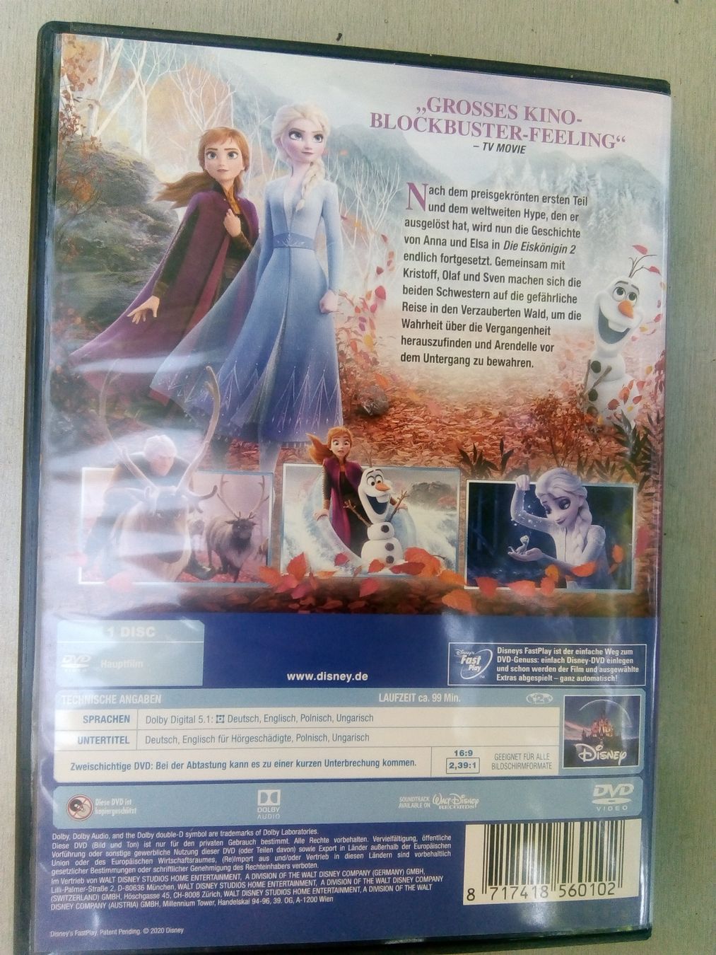 Alle DVDs: Die Eiskönigin (1 + 2)  > Deutsch & Englisch u.a. <  2-DVD's – Gebraucht aus St.Gallen von elk2022 2