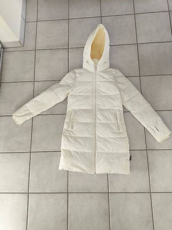 Weisse Winterjacke Gr. 38