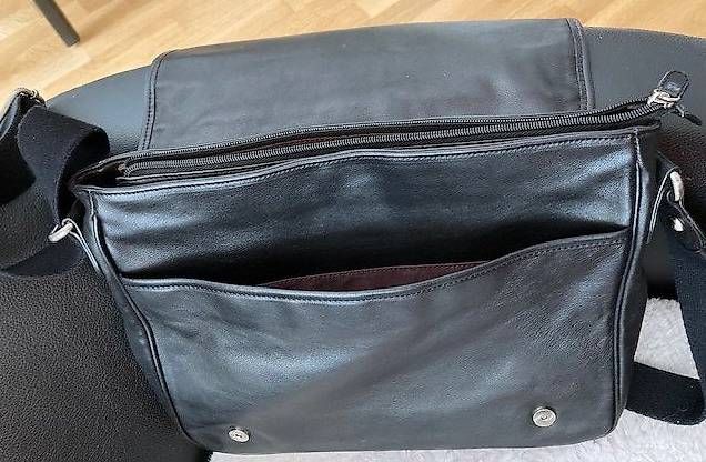 Borse: Leder Handtasche Bleu Orange – Usato da Ostermundigen venduto da makra48 3