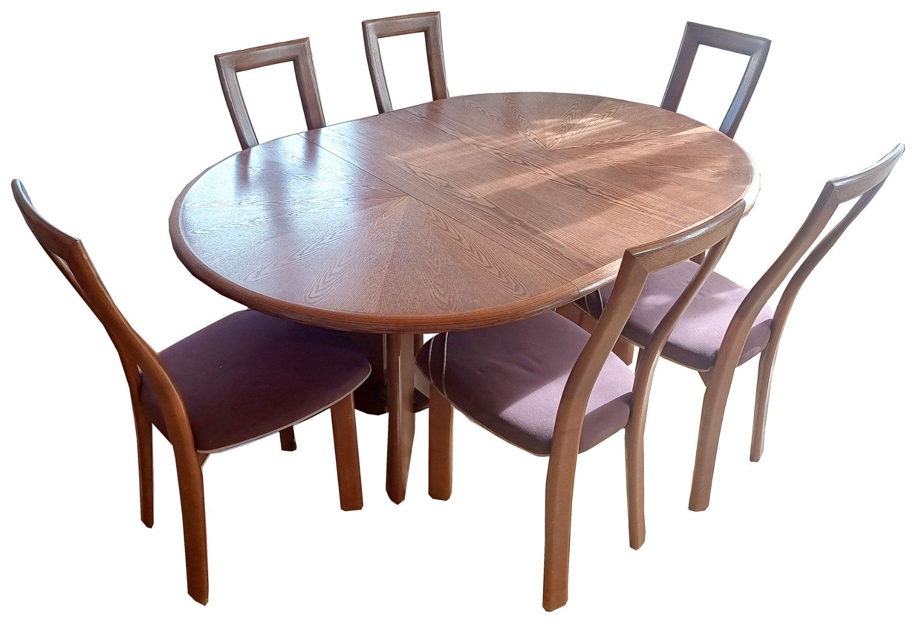 Set tavolo e sedie: table ronde et chaises accordées – Usato da Tramelan venduto da Jeanphi 1