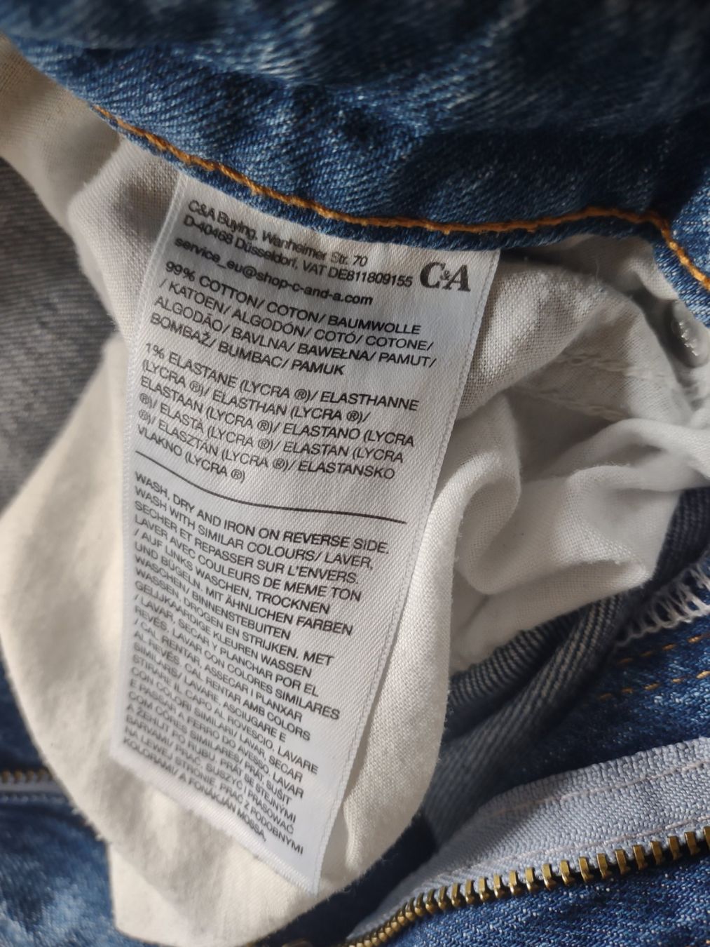 C&A Jeans: Jean Mom C&A bleu taille 38 – Usato da Gasel venduto da any_zyw8 3