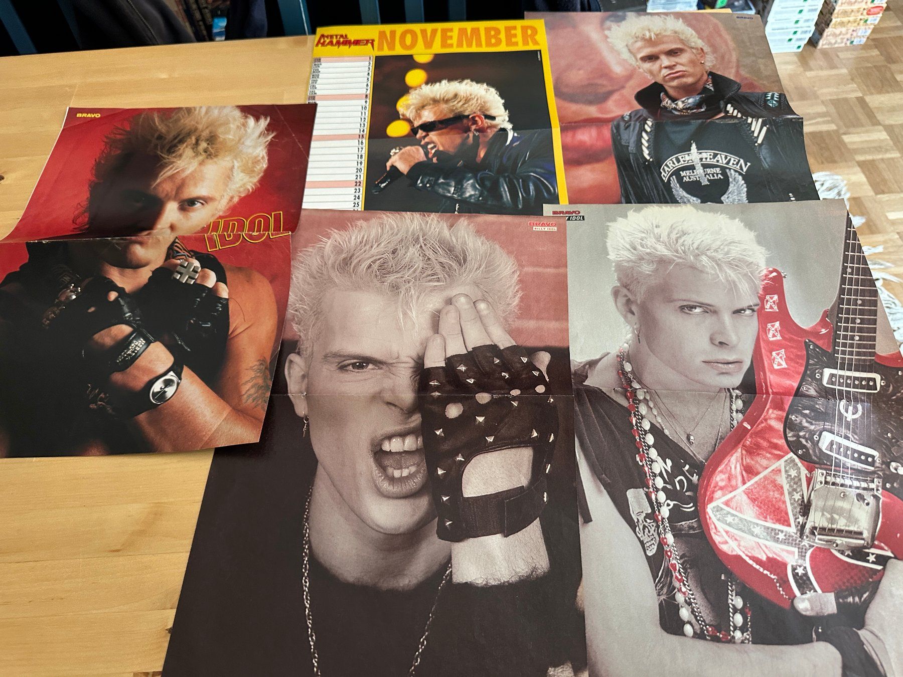 Riviste & Magazine: BILLY IDOL STEVE STEVENS GENERATION X PUNK Berichte Poster – Usato da Basel venduto da Partridge 3