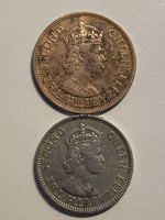Cyprus, 1 X 50 Mils, 1 X 5 mils 1955