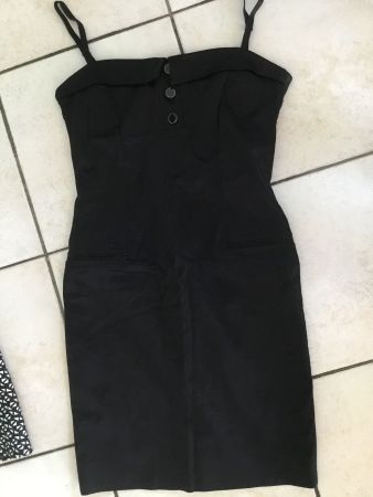 Schwarzes Cocktail Kleid Gr.36
