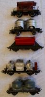 Lot de 5 wagons marchandises Marklin