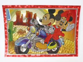AK Disney Micky & Minnie auf der Harley Mickey Chromovouge