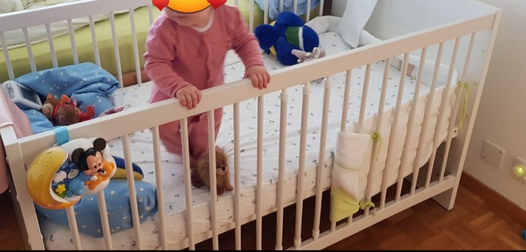 Ikea Letti: Ikea Kinderbett weiss aus Holz – Usato da Stäfa venduto da ber_b5b5 1