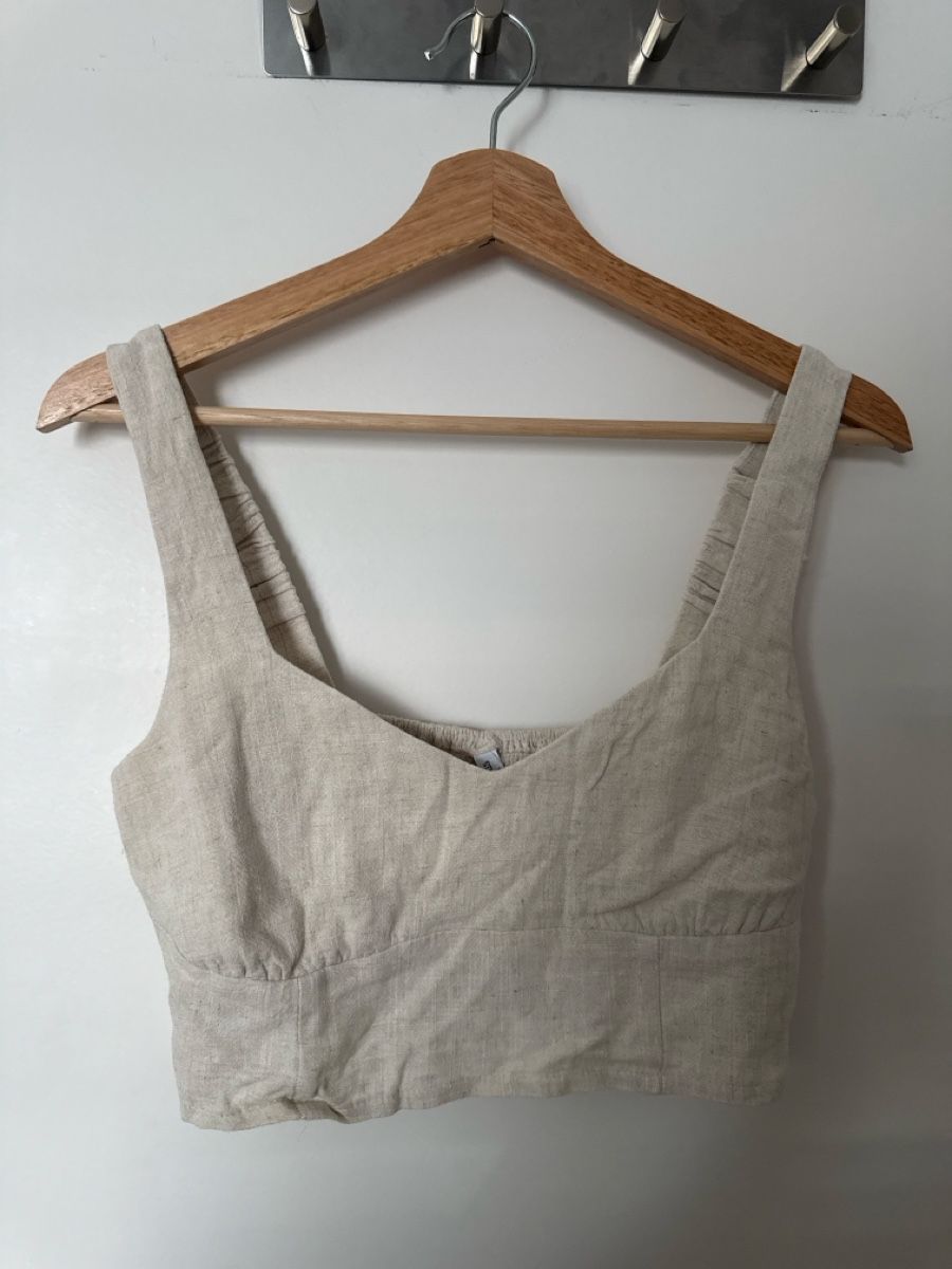Stradivarius Top: Top Stradivarius beige Grösse M neuwertig – Nuovo (secondo la descrizione) da Steinach venduto da serayyilmaz