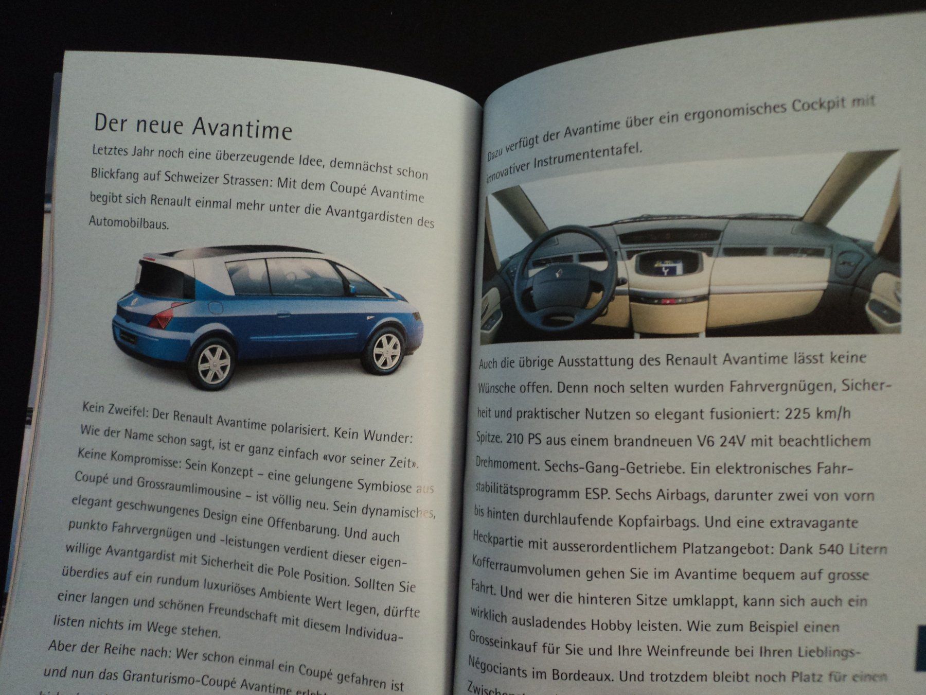 Renault Documents: Prospekt Renault Programm 2000 Clio Sport Avantime Twingo – D'occasion à Schwarzenburg par modelCARama 5
