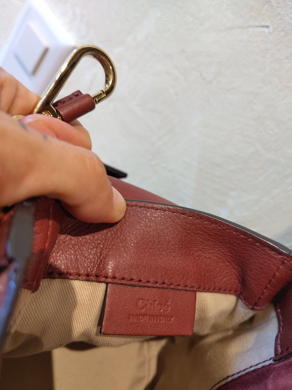 Chloé Borse da donna: Chloe backpack mini bordeaux – Usato da Losone venduto da ell_nora89 5