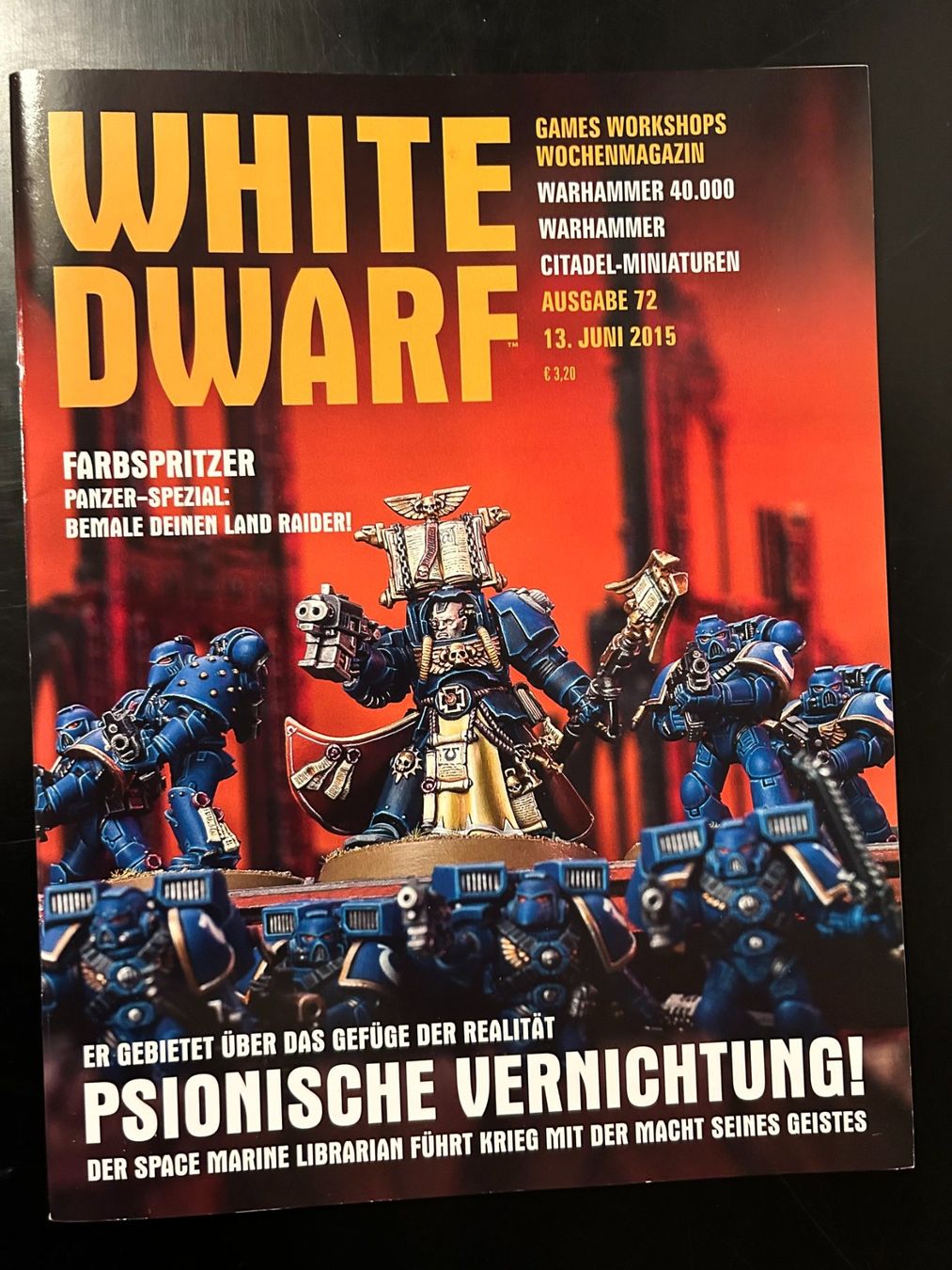 Riviste & Magazine: Warhammer - White Dwarf Magazin Nr. 72 - 13. Juni 2015 – Usato da Biberstein venduto da Lou13lou