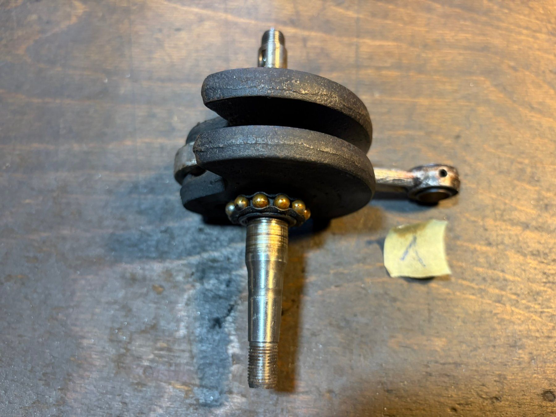 Sachs Parti ricambio per ciclomotori: Sachs 50/2 oder 50/3 Kurbelwelle Nr. 1 - Versand möglich – Usato da Hinwil venduto da Biketube 1