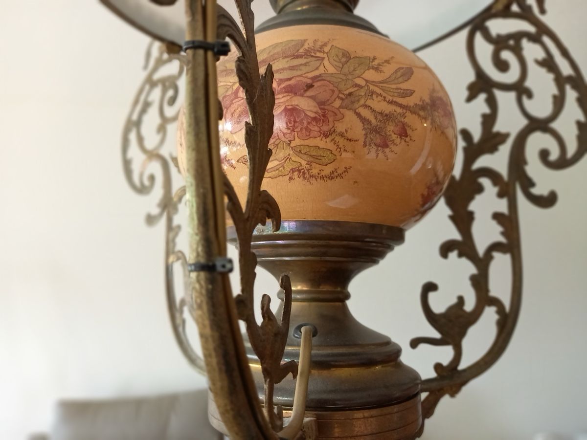 Lampadari & plafoniere: Antike Hängeleuchte um 1880 – Usato da Mörschwil venduto da zitronenblau 2