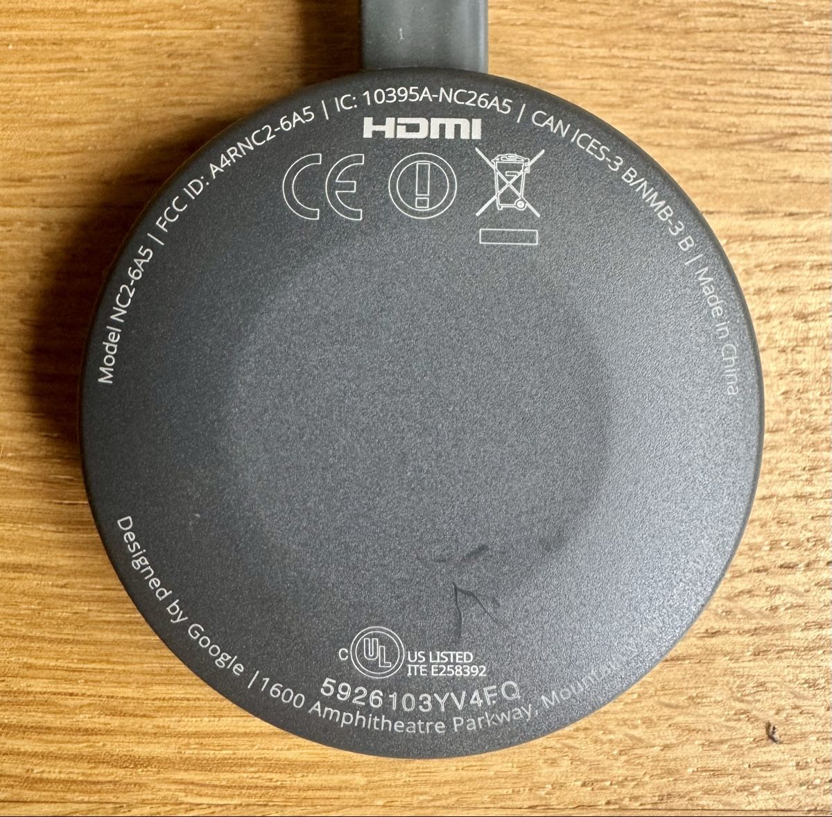 Google Lecteur multimedia & Streamer: Google Chromecast HDMI Streaming Stick  – Défectueux à Aesch (Neftenbach) par gyves01 2