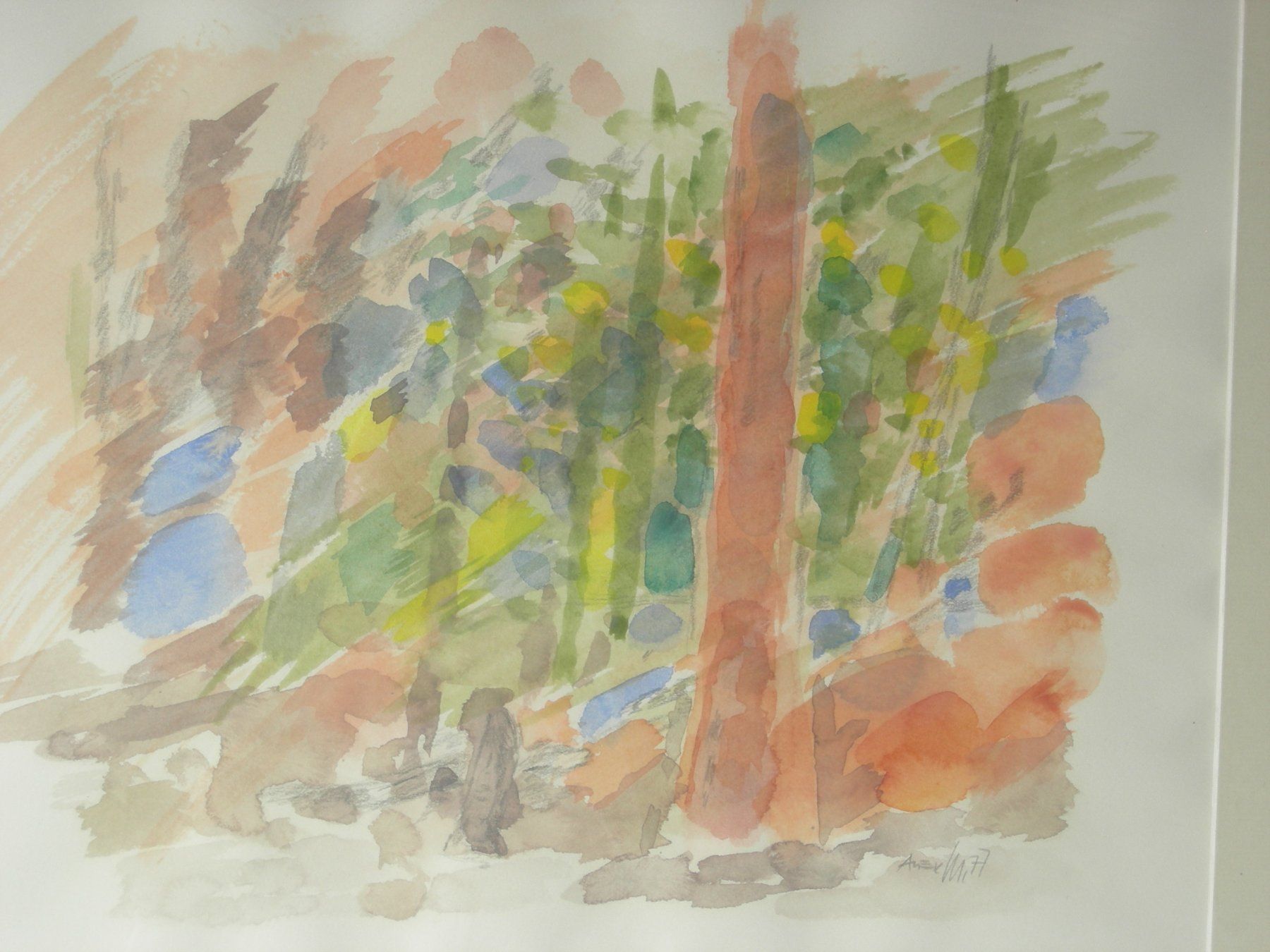 Dipinti: Aquarell - Sommerwald von Alex Maier – Nuovo (secondo la descrizione) da Rheinfelden venduto da sabine0101 2