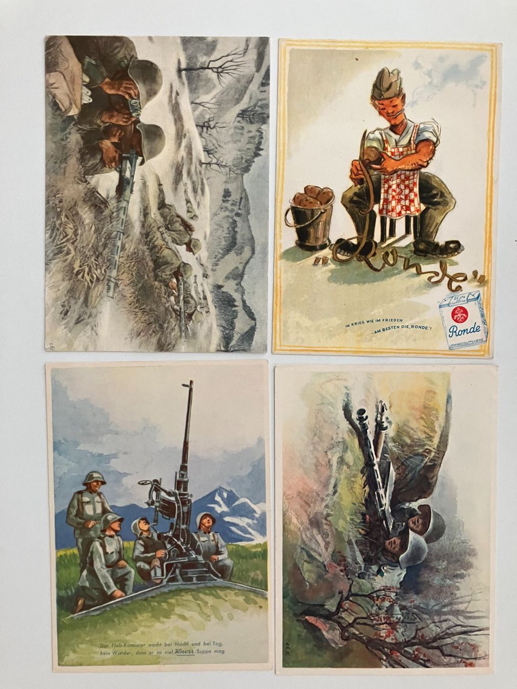 Cartoline postali: 1939/45, 8 vers. Karten – Usato da Würenlos venduto da Eulenpostuhu 2