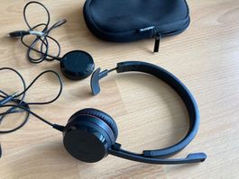 Jabra Evolve 20 SE Headset mit Tasche neuwertig