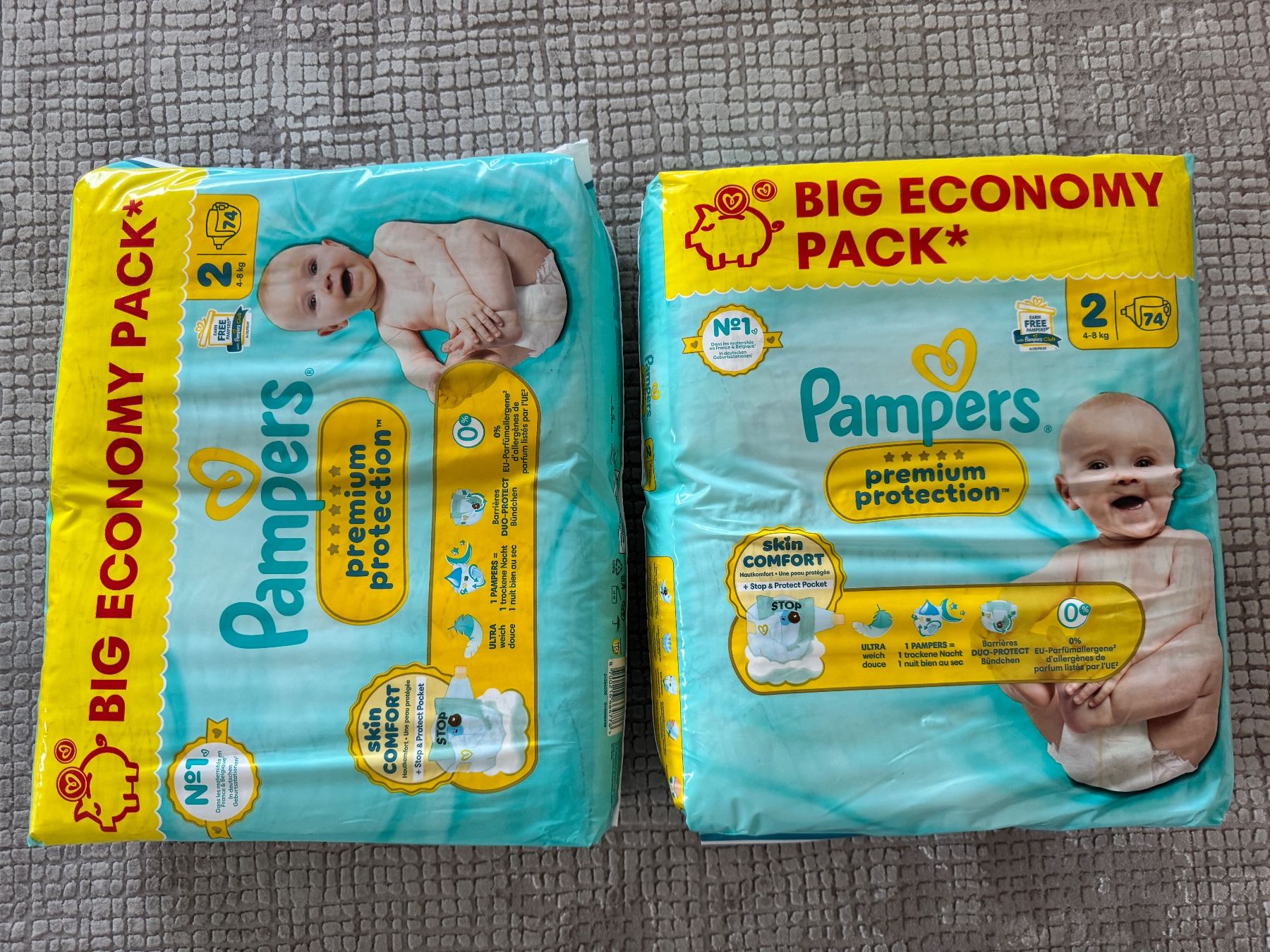 Pampers Secchi per pannolini & Pannolini: 2 Packungen Pampers Gr 2 – Nuovo e nell'imballaggio originale da Meilen venduto da JuliaFantasma