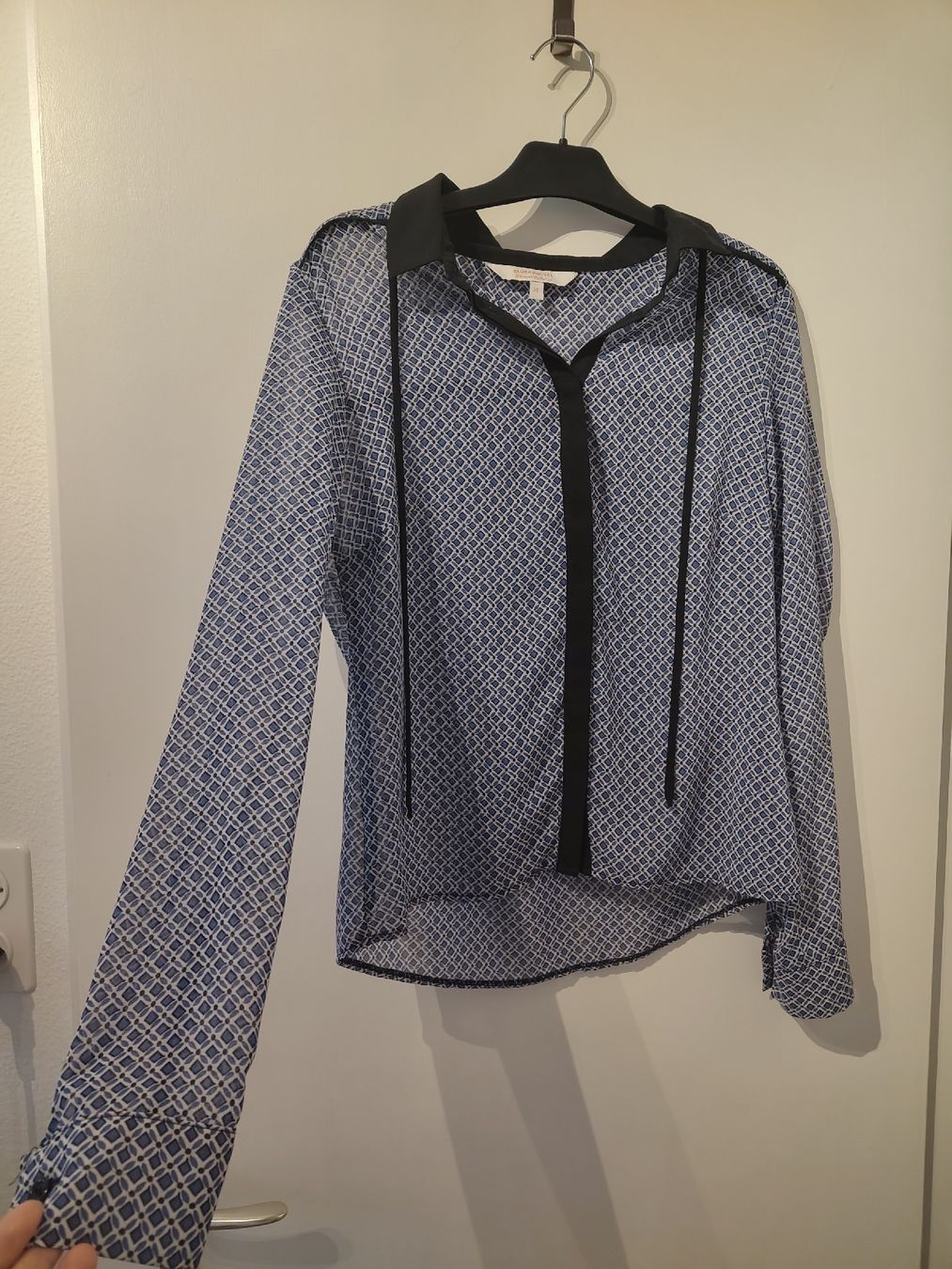 C&A Camicette: Damen Bluse Clockhouse blau gemustert Grösse 38  – Usato da Winterthur venduto da dii_karn 1