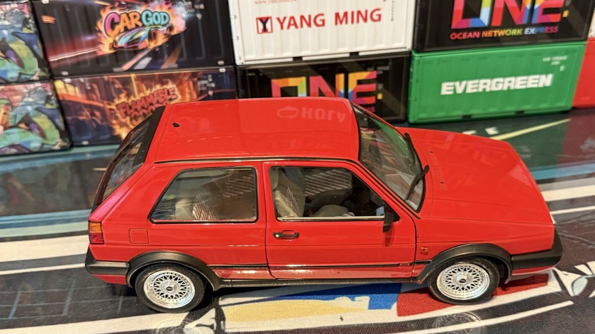 Volkswagen Modellautos: VW Golf 2 GTI Modellauto rot, 1:18,  – Neu (gemäss Beschreibung) aus Basel von Zomeg 7