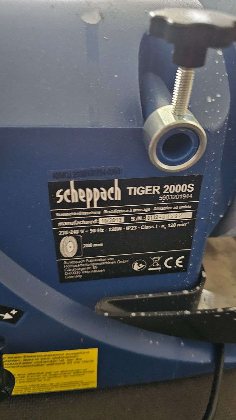 Scheppach Schleifen & Polieren: Nass/Schleifmaschine SCHEPPACH TIGER 2000S – Gebraucht aus Diessenhofen von Osio 4