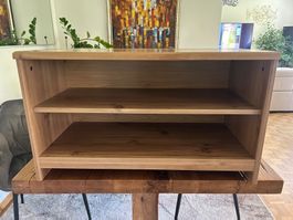 Wooden Shoe Cabinet with Two Shelves Good Condition