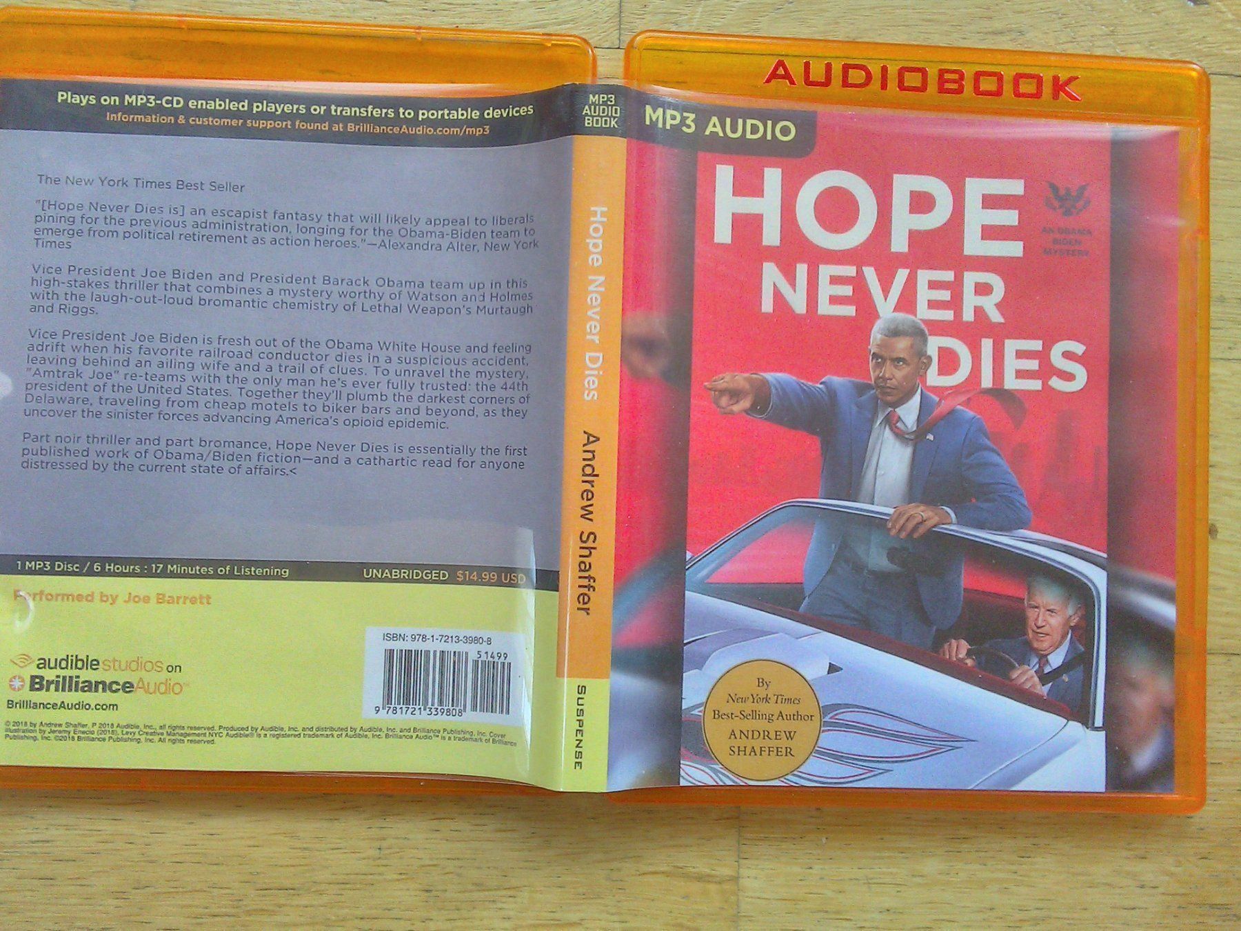 Audiolibri: Hope never dies (Andrew Shaffer)   MP3 – Usato da St.Galllen venduto da elkaphone 3