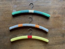 Gestrickte Vintage Kleiderbügel - Set à 3 Stk