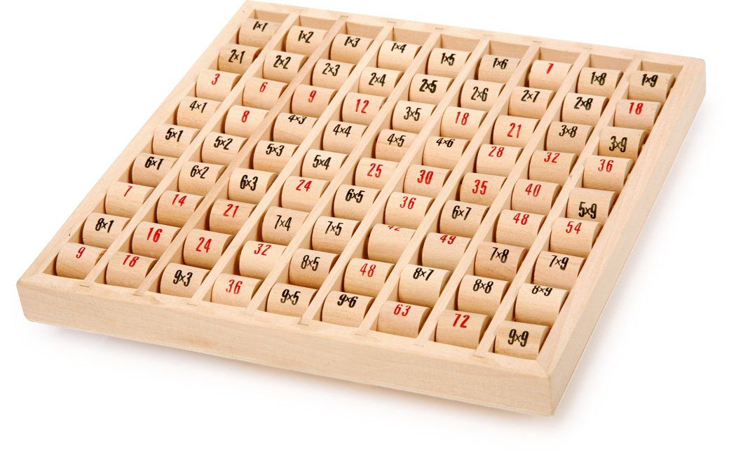 Giochi: Table de multiplication en bois ( NEUF ) – Nuovo e nell'imballaggio originale da Meyrin venduto da ChiaraMania