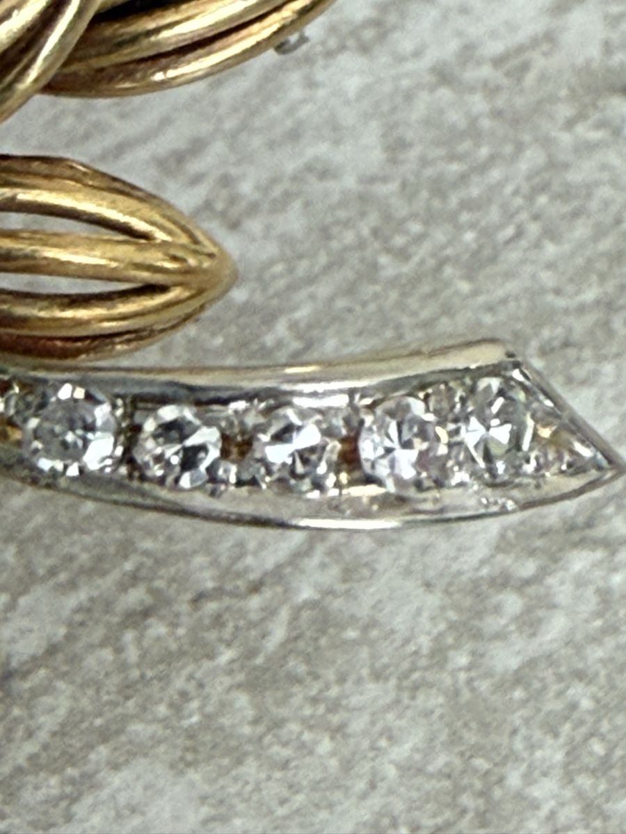 Broschen & Nadeln: Brosche Gelb Gold 14k – Gebraucht aus Oberhof von RealStone 6