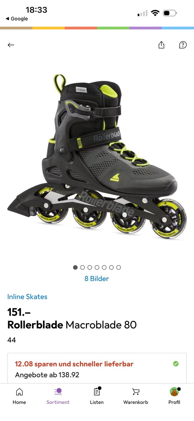 Pattini in linea & Pattini a rotelle: Rollerblade – Nuovo (secondo la descrizione) da Bad Ragaz venduto da Andrin.steinbacher 3