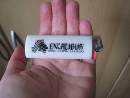 Feuerzeug Hotel Casino Excalibur  Las Vegas  Vintage bic def