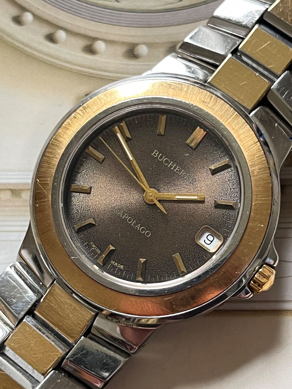 Bucherer Orologi: Bucherer CAPOLAGO bi-colore tres rare – Usato da GENEVE venduto da hehakasapa 3