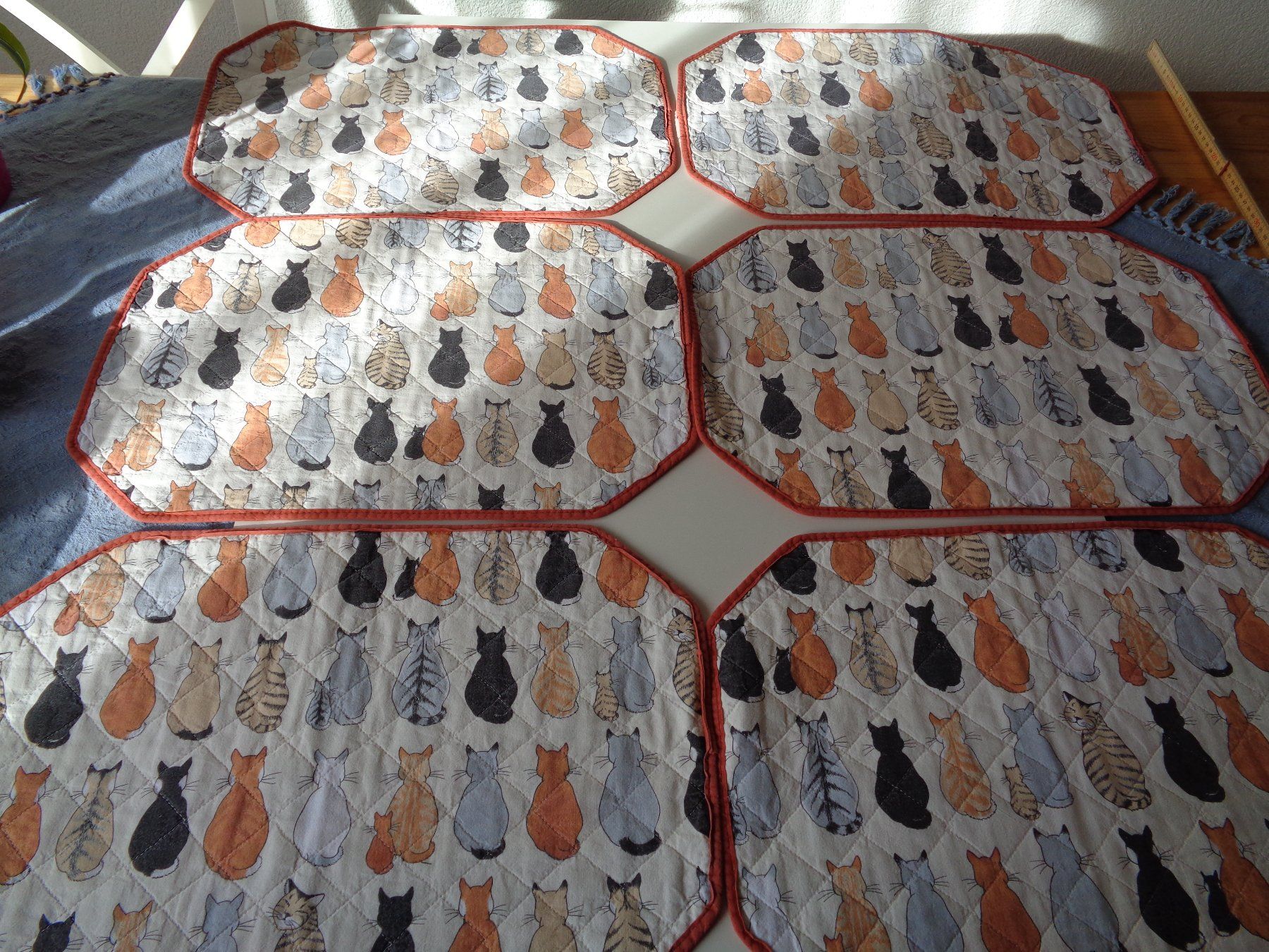 Altra biancheria da tavola: 6 Tischsets Katzen, Baumwolle, 32 x 46 cm – Usato da Wiesendangen venduto da Gullfoss 2