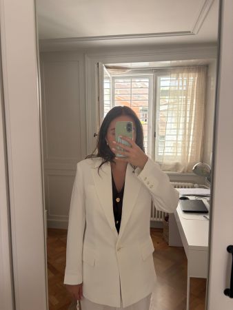 Blazer lamarel blanc, taille 36, neuf avec étiquette chic