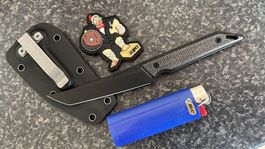 Jake Hoback Knives Goliath Mini Tanto Messer EDC Fixblade
