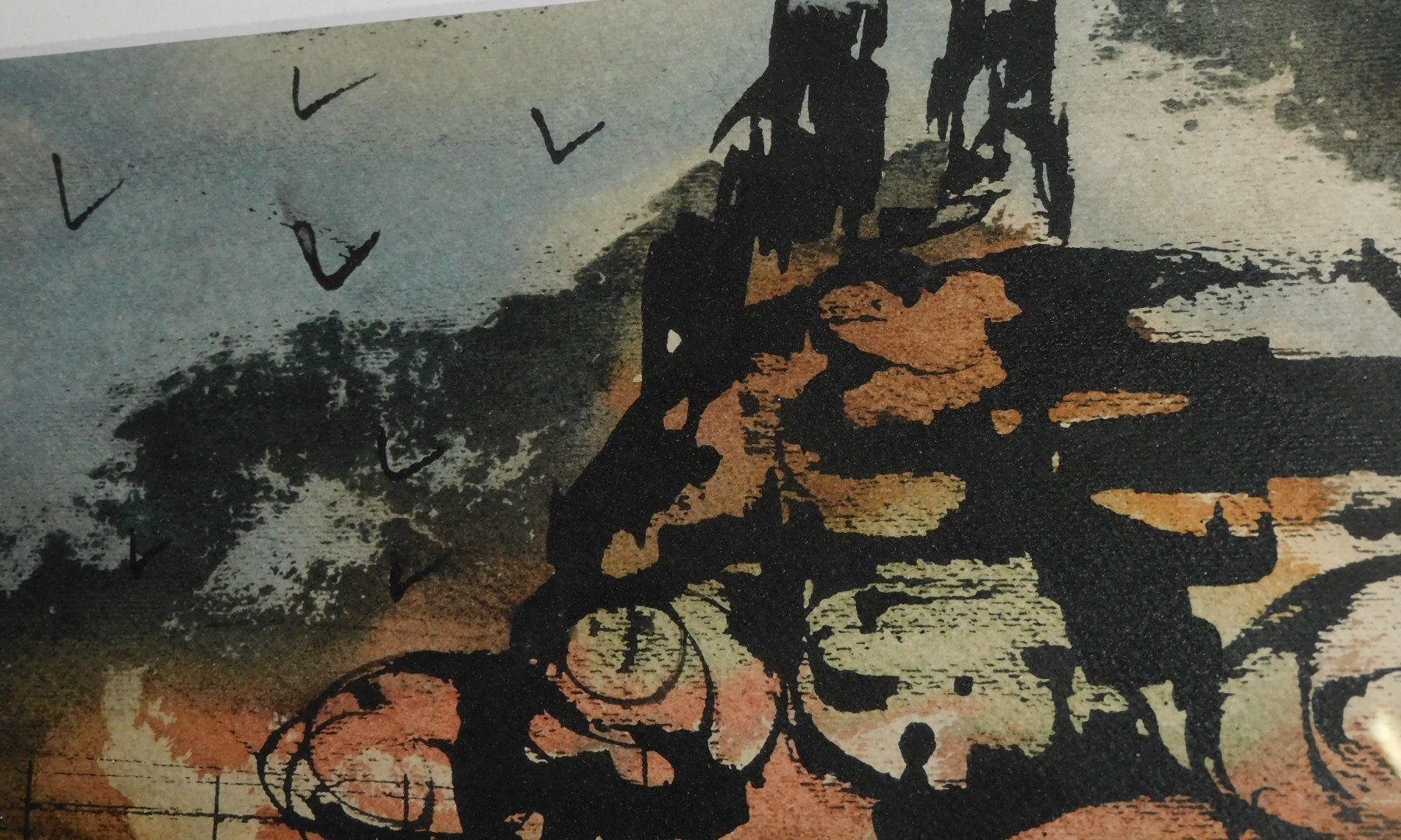 Dipinti: Kunst Gemälde abstraktes grosses Bild   80 x 51 cm – Usato da Sursee venduto da 76 5