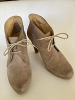 Paul Green Stiefeletten Gr. 39/40 Beige Echtleder Top!