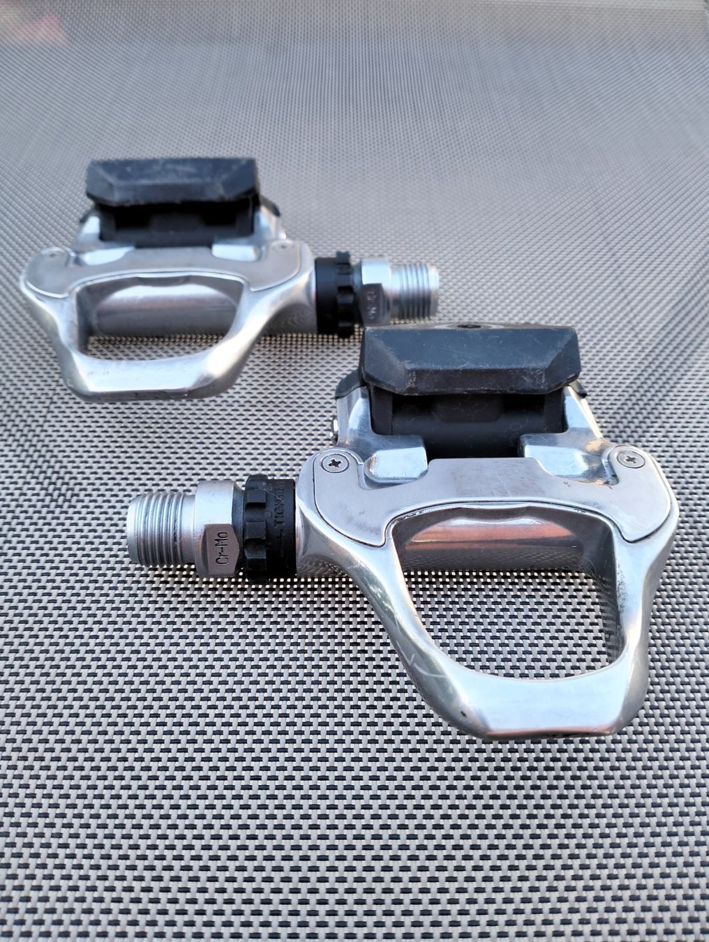 Shimano Pezzi di ricambio: Shimano 105 Rennrad Pedalen silber – Usato da Uster venduto da KarlZH 4
