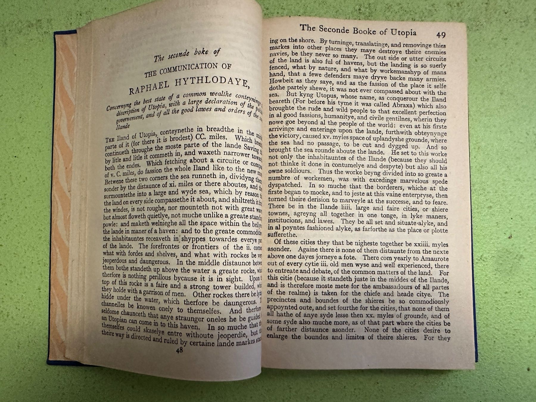 Livres: Sir Thomas More: Utopia. 1941 – D'occasion à Zürich par allp 7