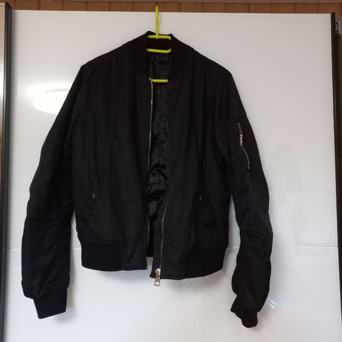 Topshop Jacken: Bomber Jacke, Schwarz, Grösse 38 – Gebraucht aus Bettlach von Venus22999