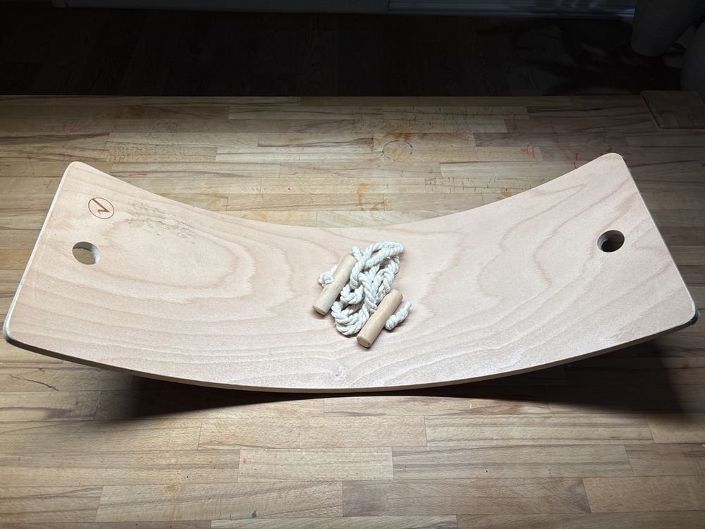 Kinder Rollbrett Balance Board Mit Griffen – Scooter Board Für Motorik & Koordination Ab 3 Jahren