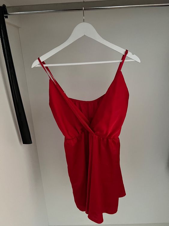 Jumpsuit rot kurz Kaufen auf Ricardo