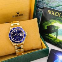 Rolex Submariner 18K Blaugold Ref.16618-Box und Überarbeitun
