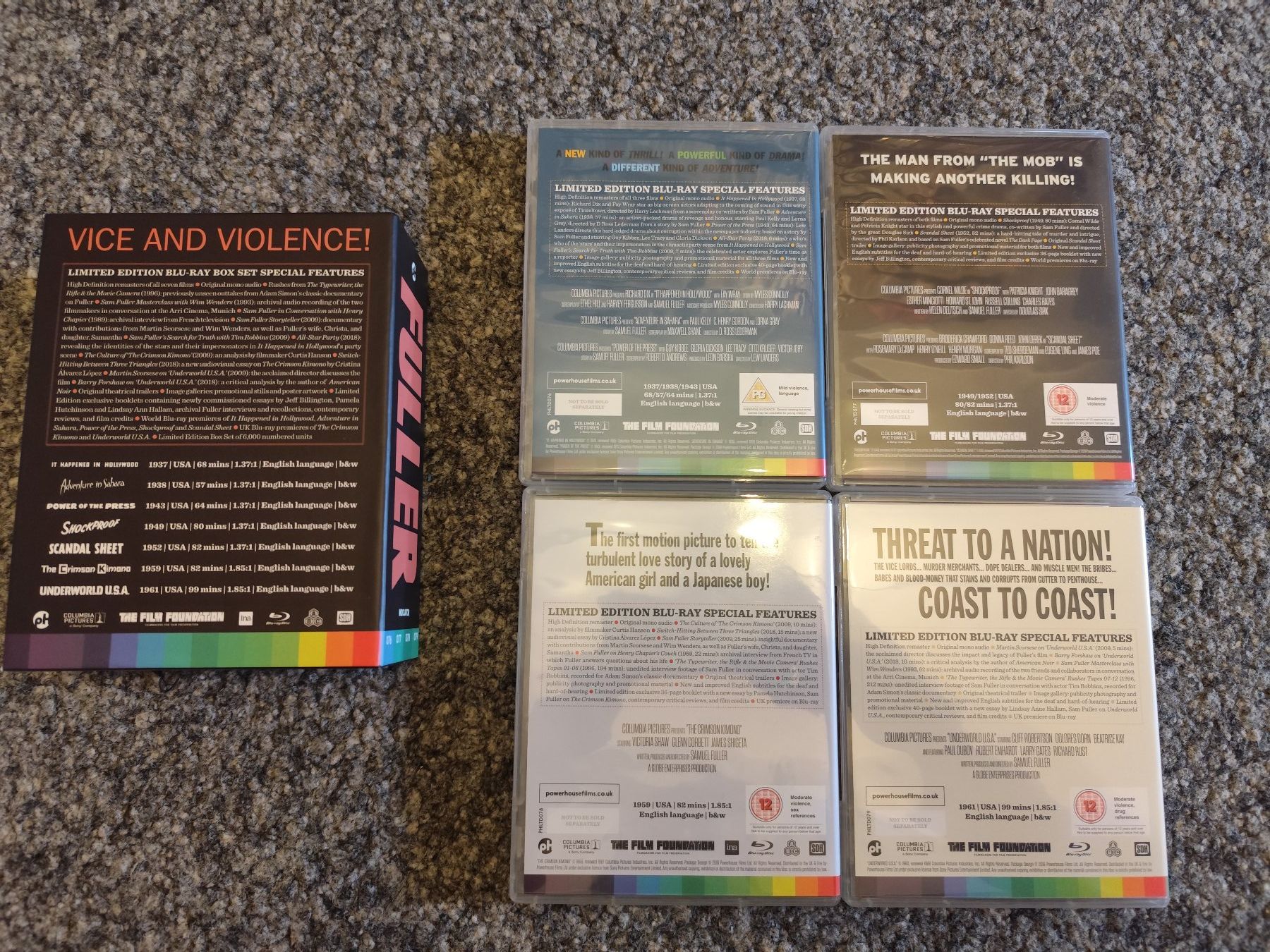 Alle DVDs: Samuel Fuller at Columbia - LE Indicator UK – Neu (gemäss Beschreibung) aus Zofingen von Debohli 3