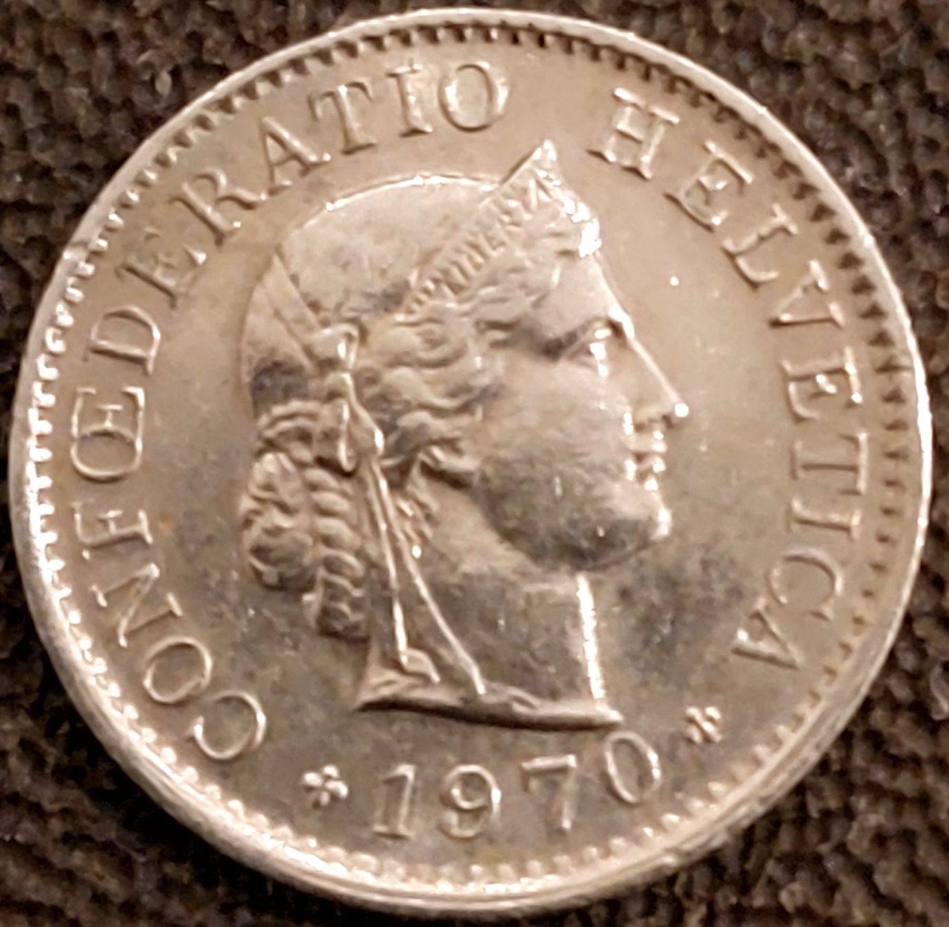 Tutti le monete: 5 Rappen 1970 – Usato da Arch venduto da coinsandmore