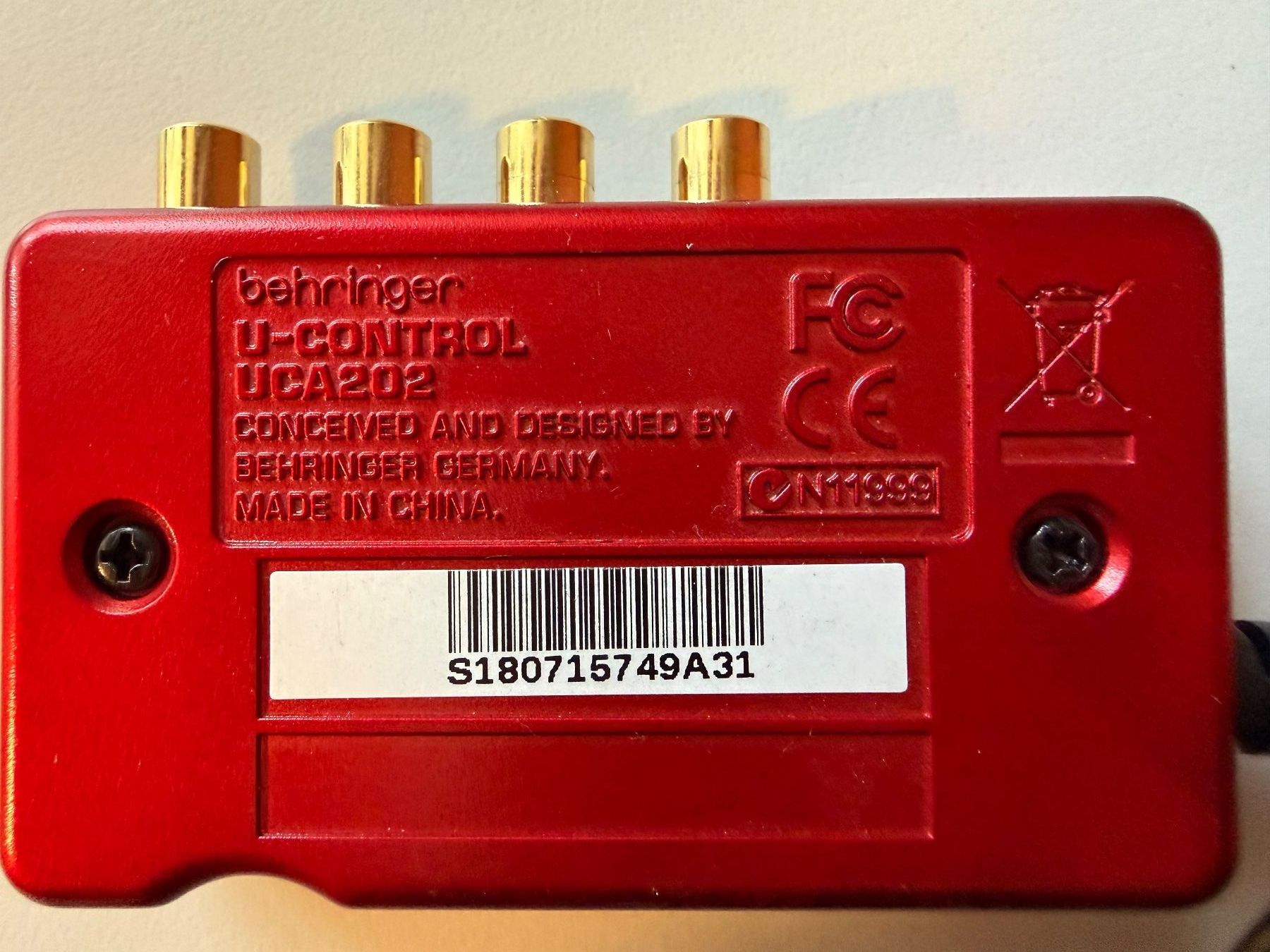 Behringer Convertitori: Behringer uca 222 – tragbares usb-audio-interface – Usato da Bern venduto da MarkusW03 2