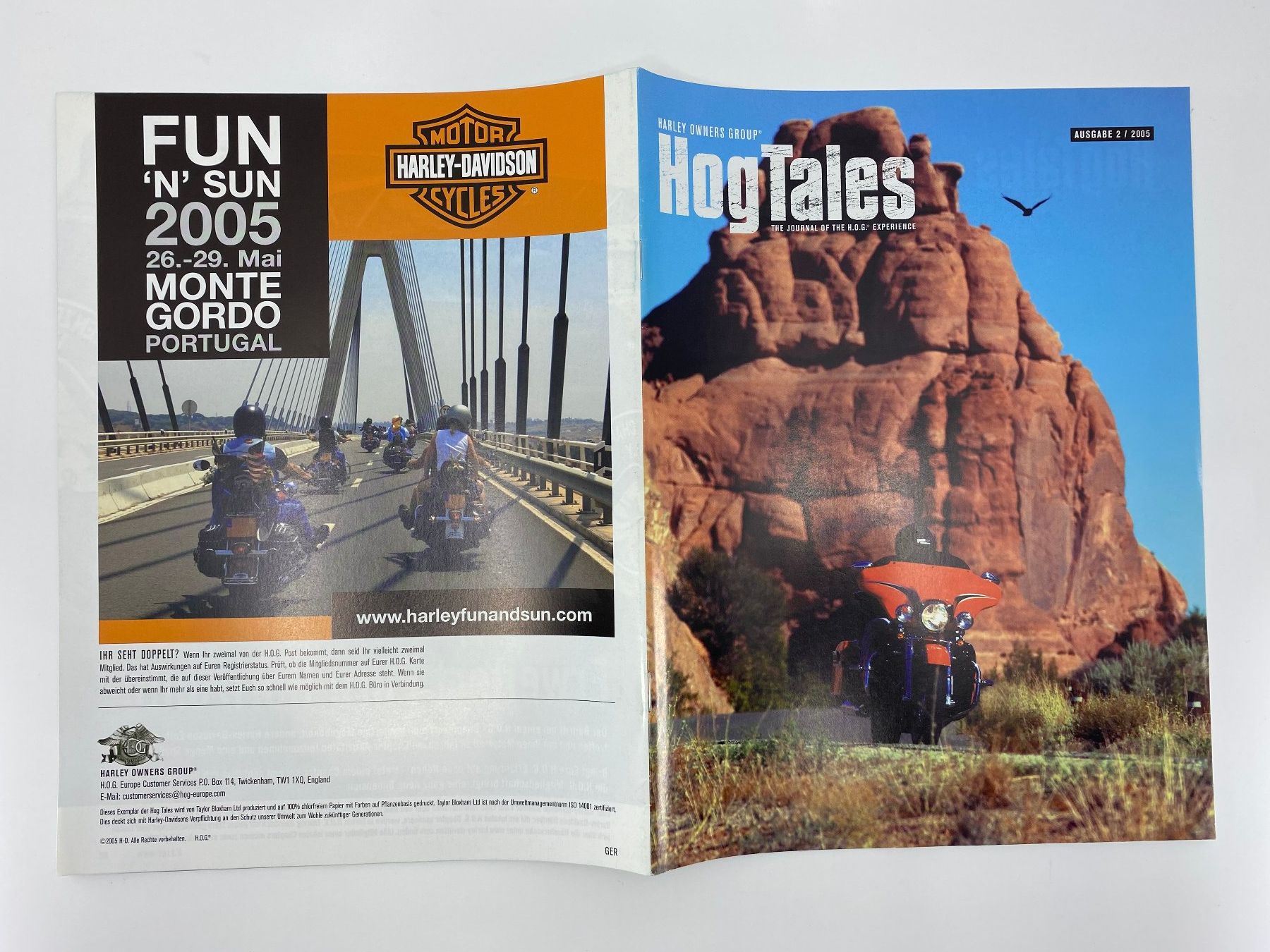 Riviste & Magazine: Harley Owners Group HOG Magazine  HogTailes 2005 – Usato da Langwiesen venduto da Restposten-24 2