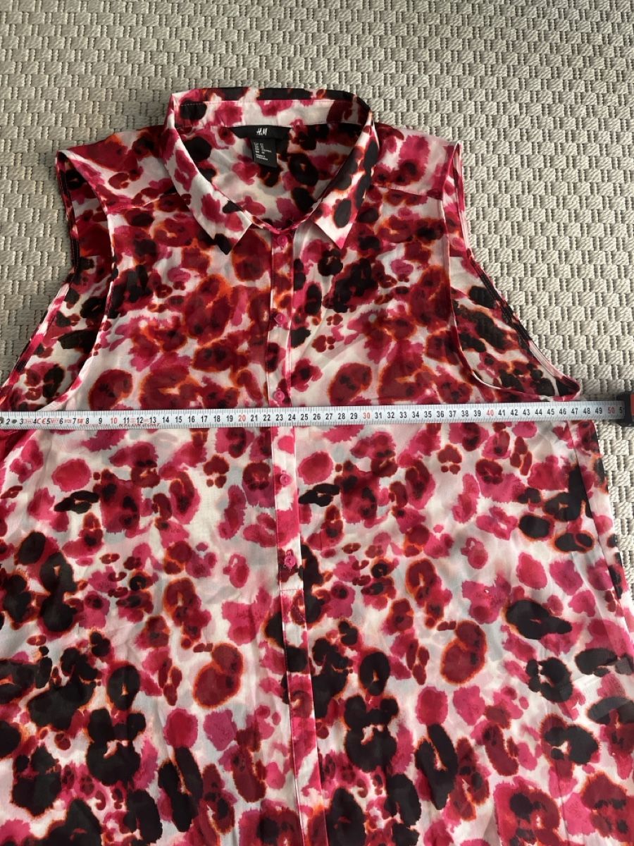 H&M Camicette: H&M Bluse, leicht, Pink/weiss, 38/40 – Usato da Solothurn venduto da Bobesch08 6